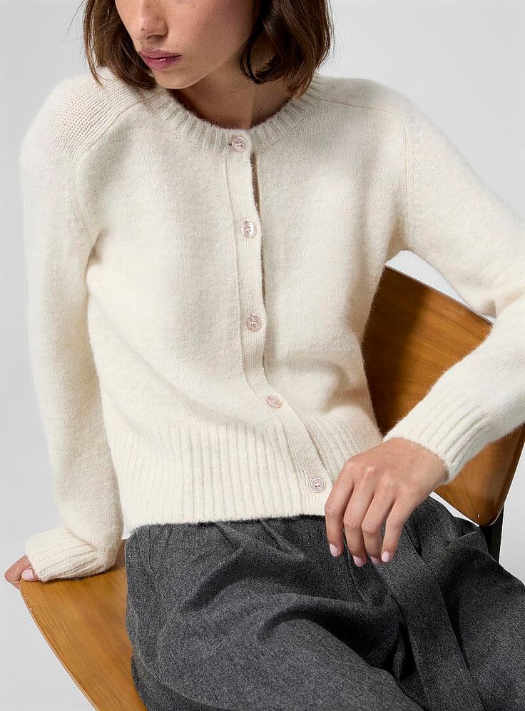 Destroyed knit vest_[gray]