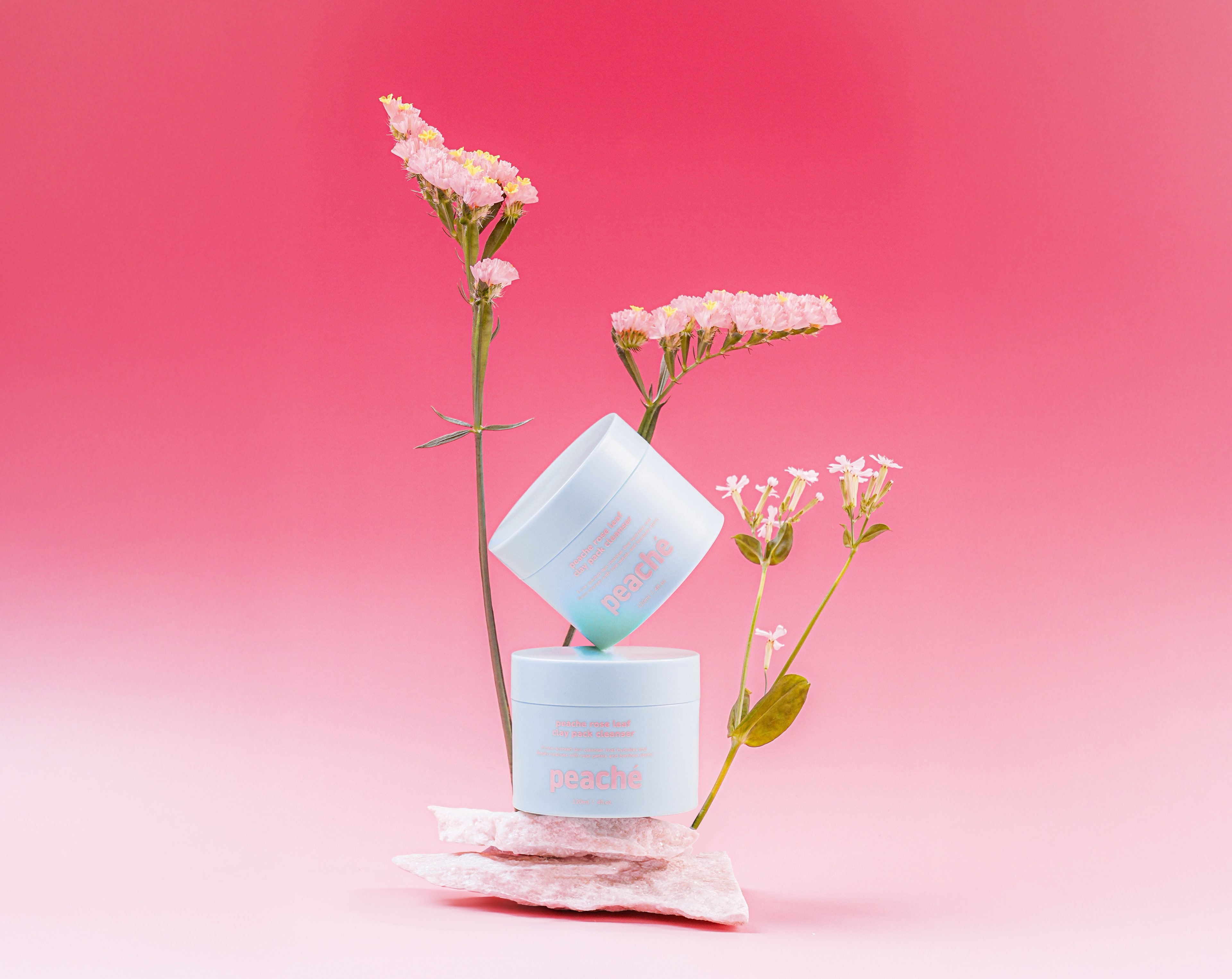 Rose Leaf Clay Pack Cleanser — Double Set