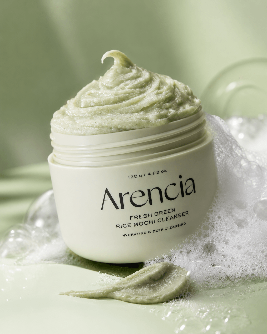 Arencia Fresh Green Rice Mochi Cleanser 120g