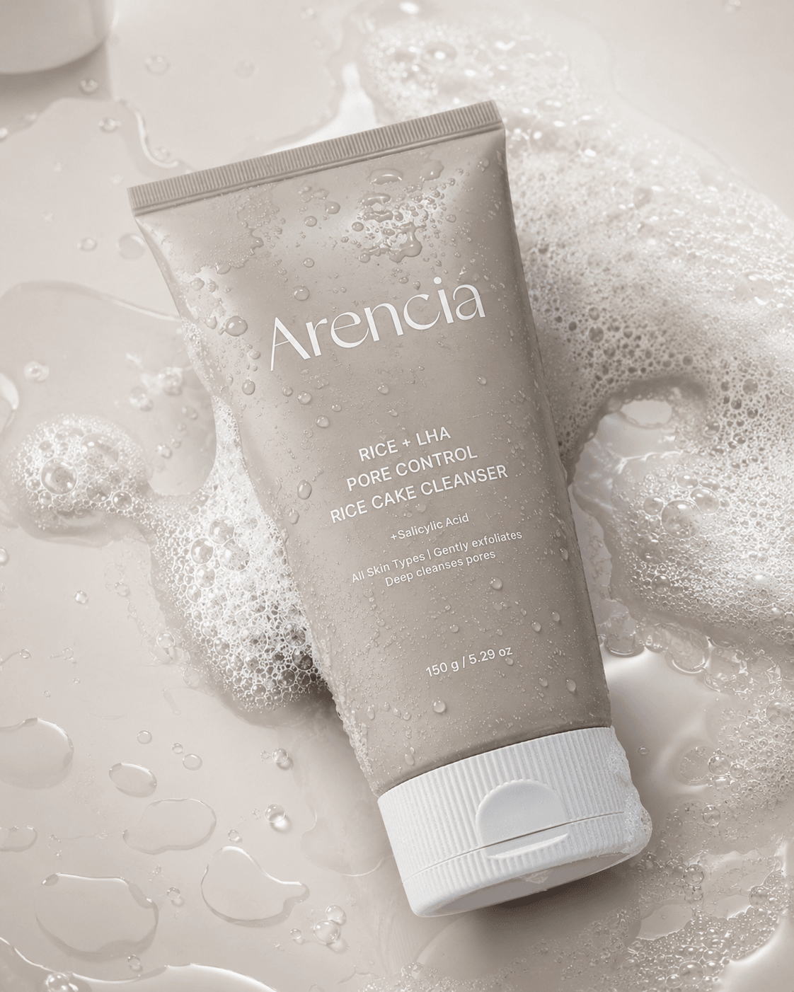Arencia Rice + LHA Pore Control Rice Cake Cleanser 150ml