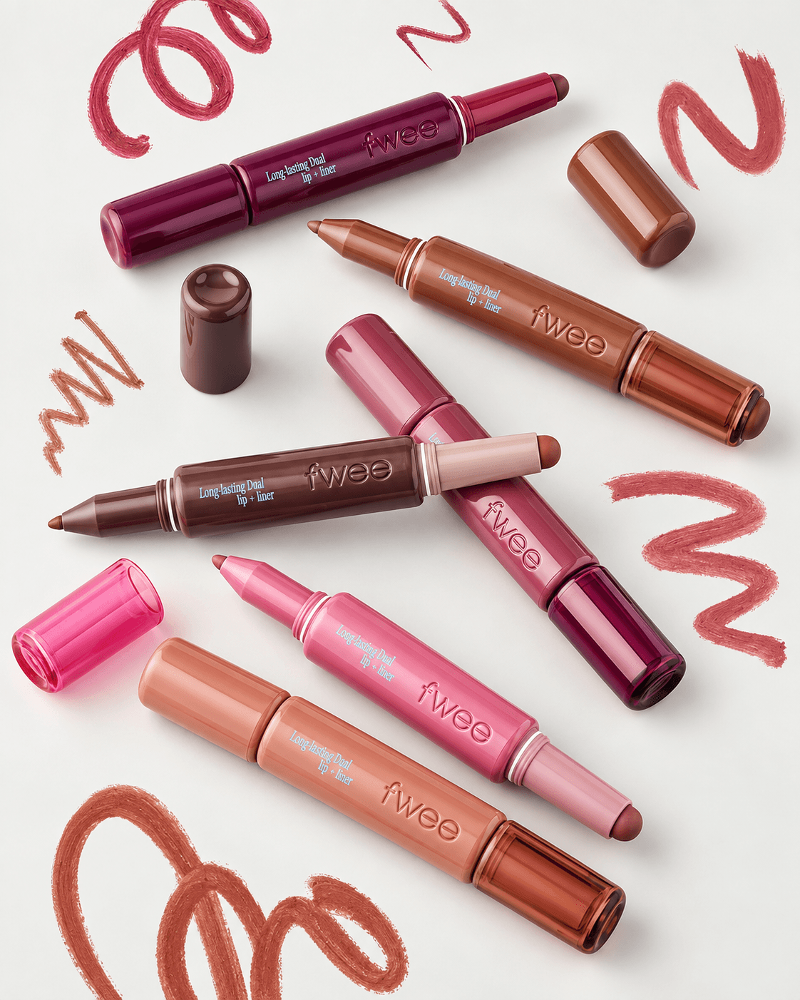 Long-Lasting Dual Coloring Stick Lip Liner