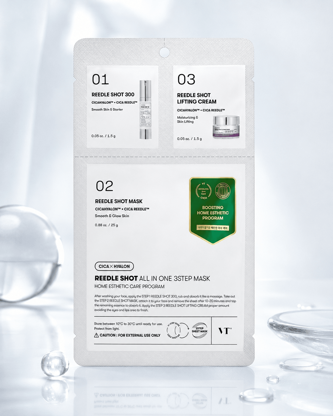 Reedle Shot All-In-One 3-Step Mask (1ea)