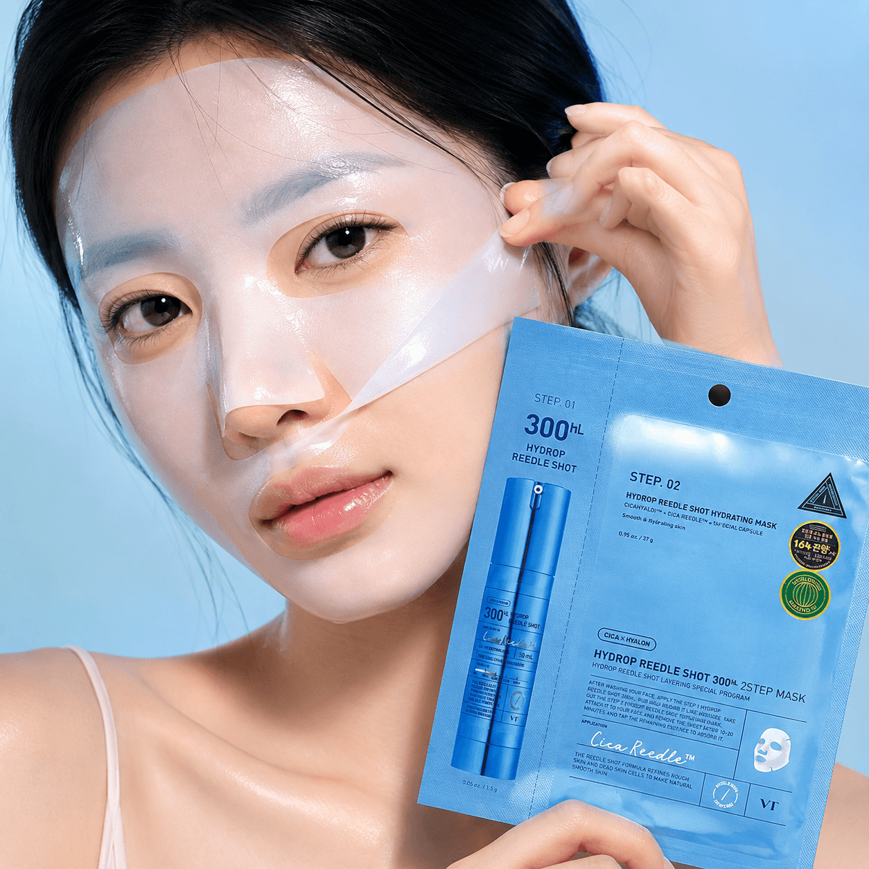 Hydrop Reedle Shot 300hL 2-Step Mask (1ea)