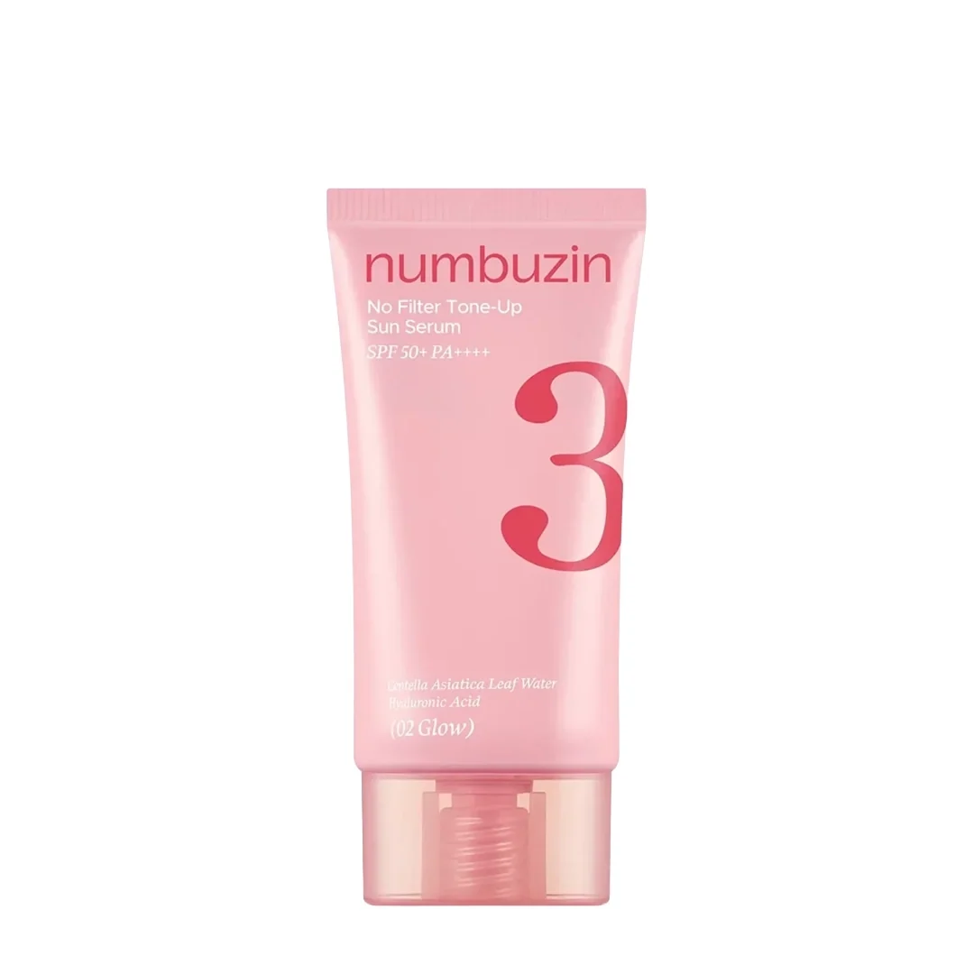 No.3 No Filter Tone-Up Sun Serum 50ml #02 Glow