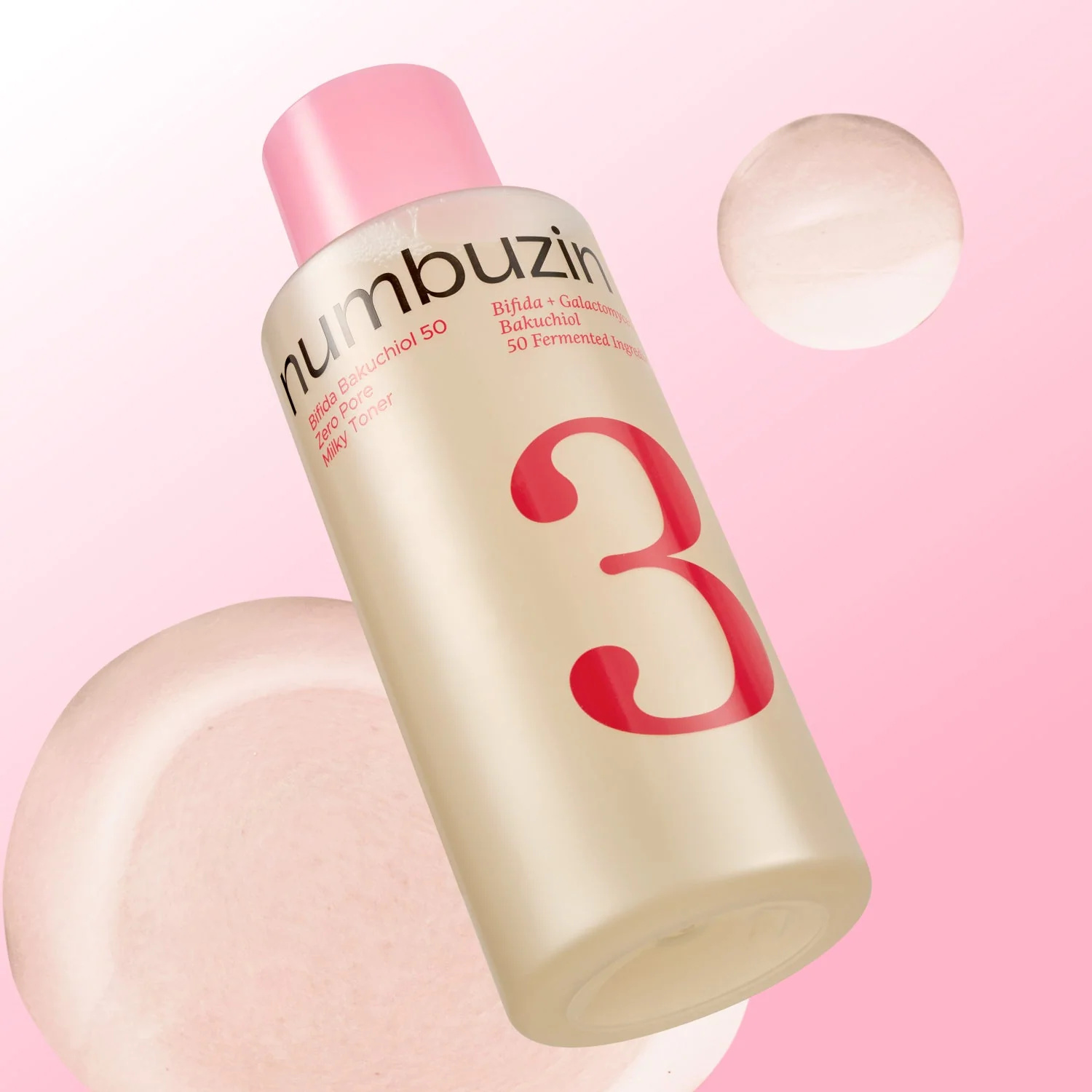 No.3 Bifida Bakuchiol 50 Zero Pore Milky Toner 200ml