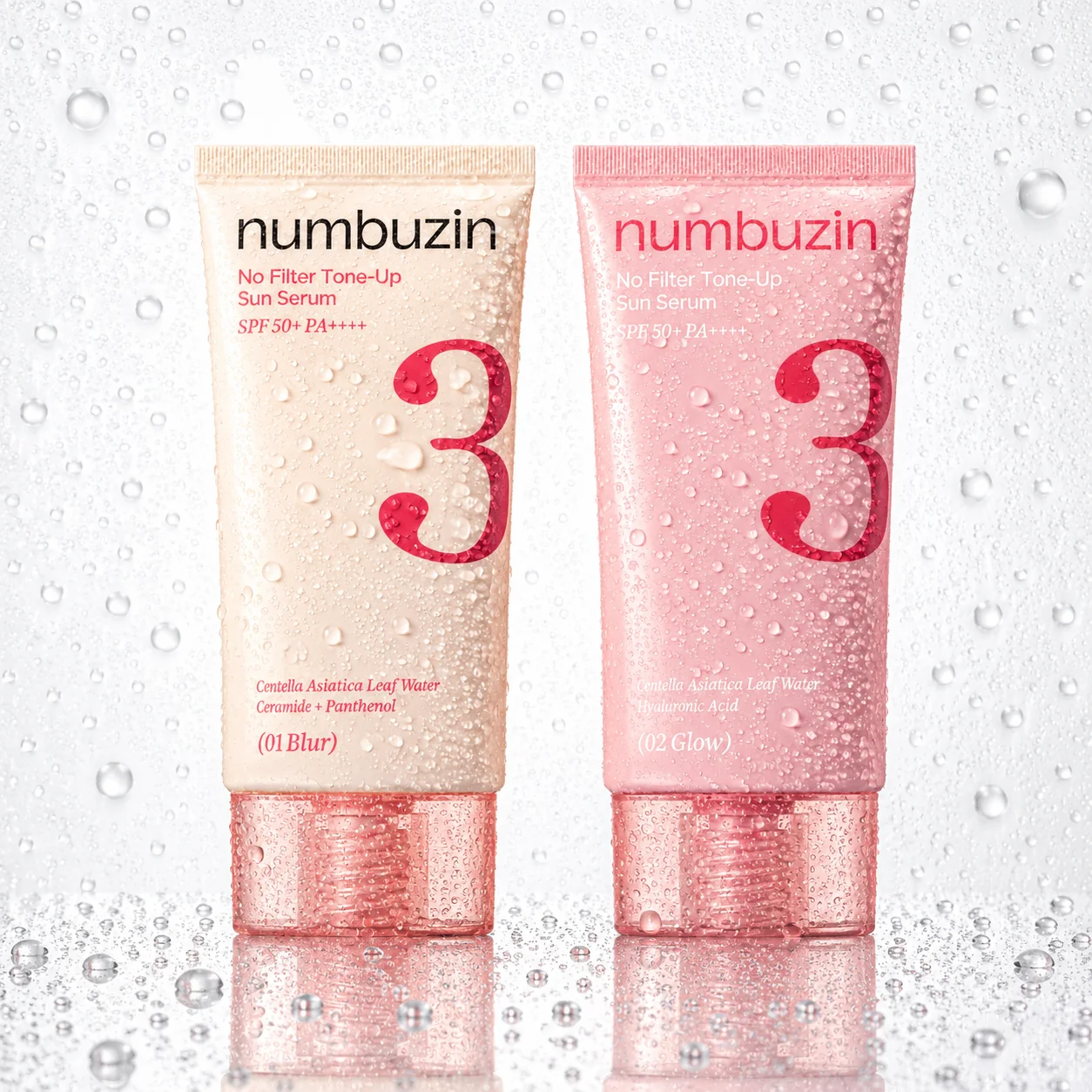 No.3 No Filter Tone-Up Sun Serum 50ml #01 Blur