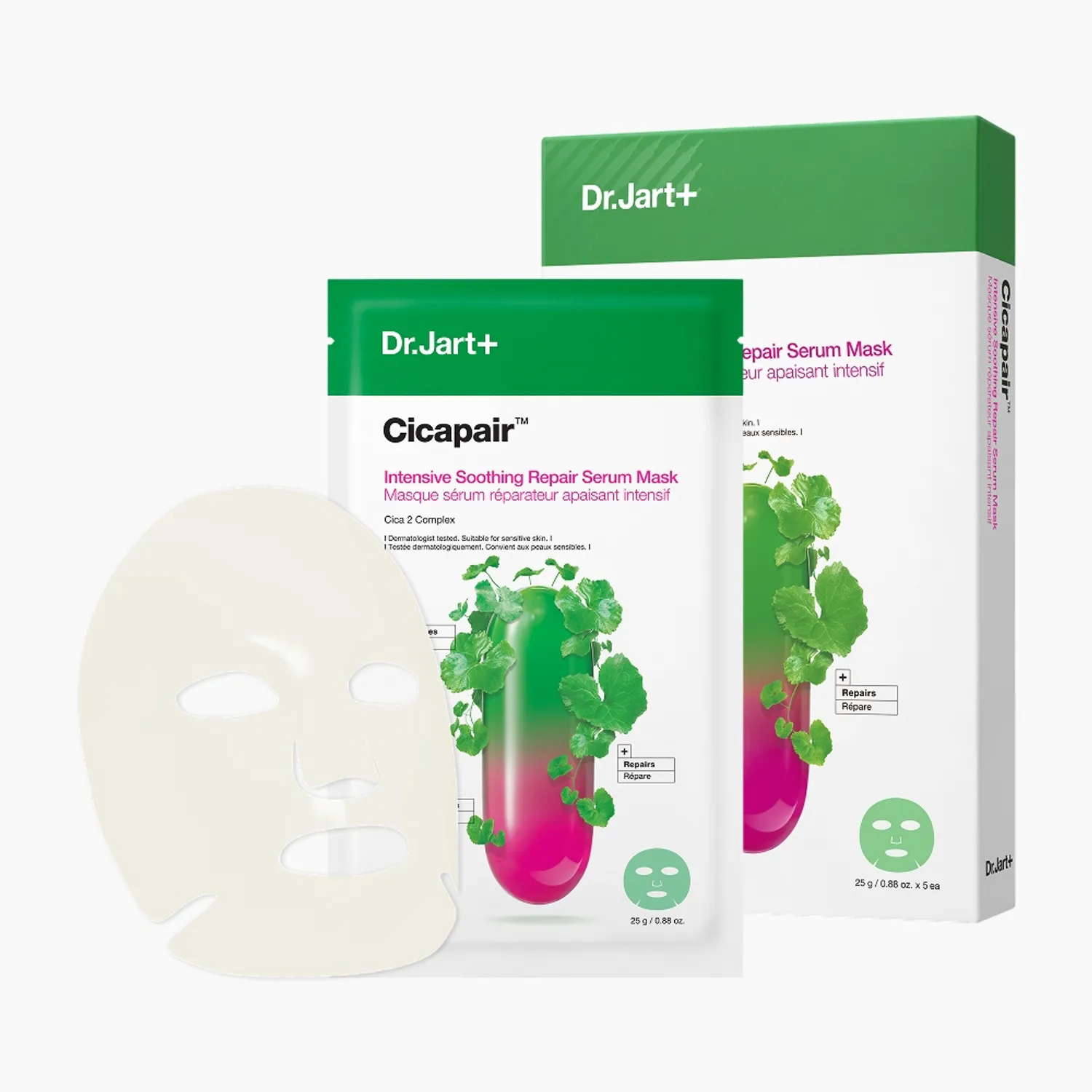 Cicapair Intensive Soothing Repair Serum Mask Set (5ea)